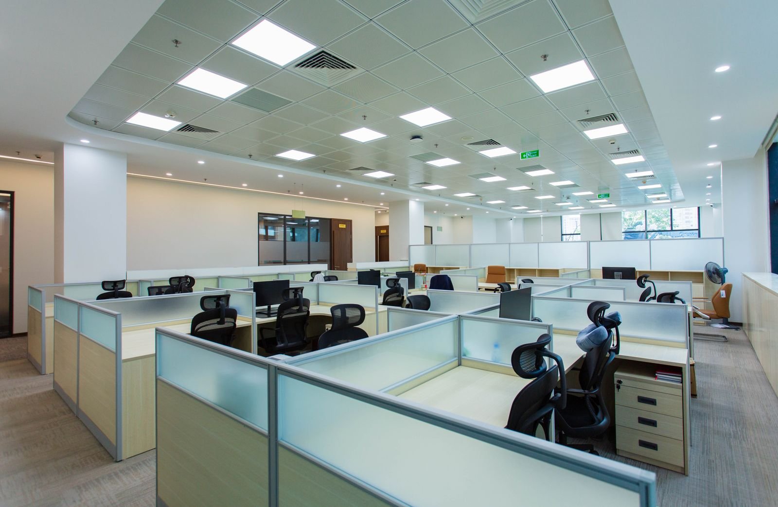 The bright open-plan Iskra office